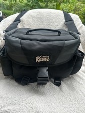 Canon Rebel Camera Gadget Accessories Bag Travel Case Black w/ Shoulder Strap