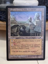 MTG magic cards 1x Ghost Town Tempest Nrmt  English