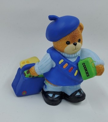 LF2 Enesco Lucy and Me Lucy Rigg Bear Daisy Girl Scout With Cookies Blue Uniform