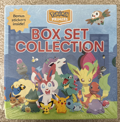 NEW IN BOX Pokémon Primers 4 Book Box Set Collection Lift The Flap Books RARE