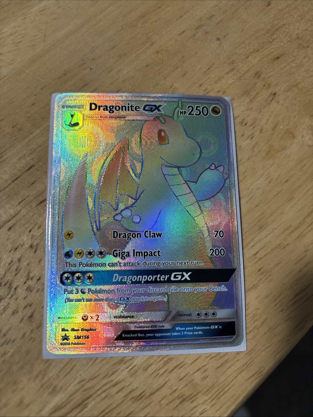 Dragonite GX SM156 Sm Holo