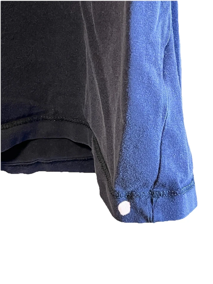 Regata feminina vintage anos 90 Y2K Harley Davidson preta GG chama motociclista - Imagem 3 de 4