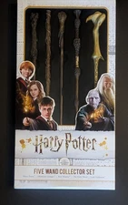 Harry Potter Wizard of World Five Wand Collector Set Noble Collection. New