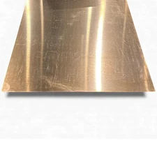 0.025" x 10" x 12", C510-H08 Phosphor Bronze Sheet, Spring Temper