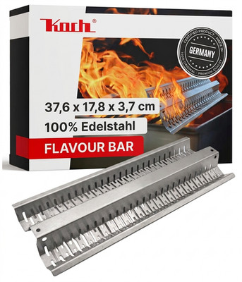 KOCH #93 V2A Edelstahl FLAVOUR BAR 800g passend Burnhard Fred Jr, Fred, Big Fred