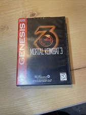 Mortal Kombat 3 (Sega Genesis, 1995) Cib No Manual Good Tested Working