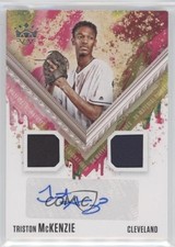 2021 Panini Diamond Kings DK Material Signatures Triston McKenzie Auto sl7