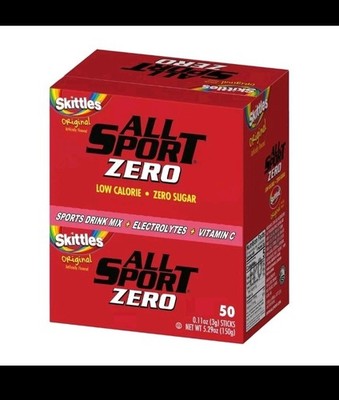 All-Sport Zero - Sports Drink Sticks - 50 Count Skittles