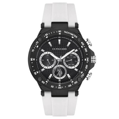 U.S. Polo Assn. USPA1076-03 White Tone Men's Wristwatch