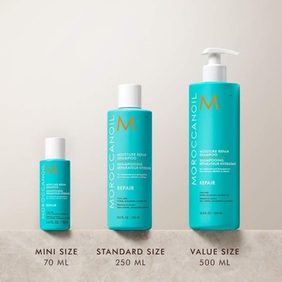 Moroccanoil Authentic Moisture Repair Shampoo for Damaged Hair 3 sizes