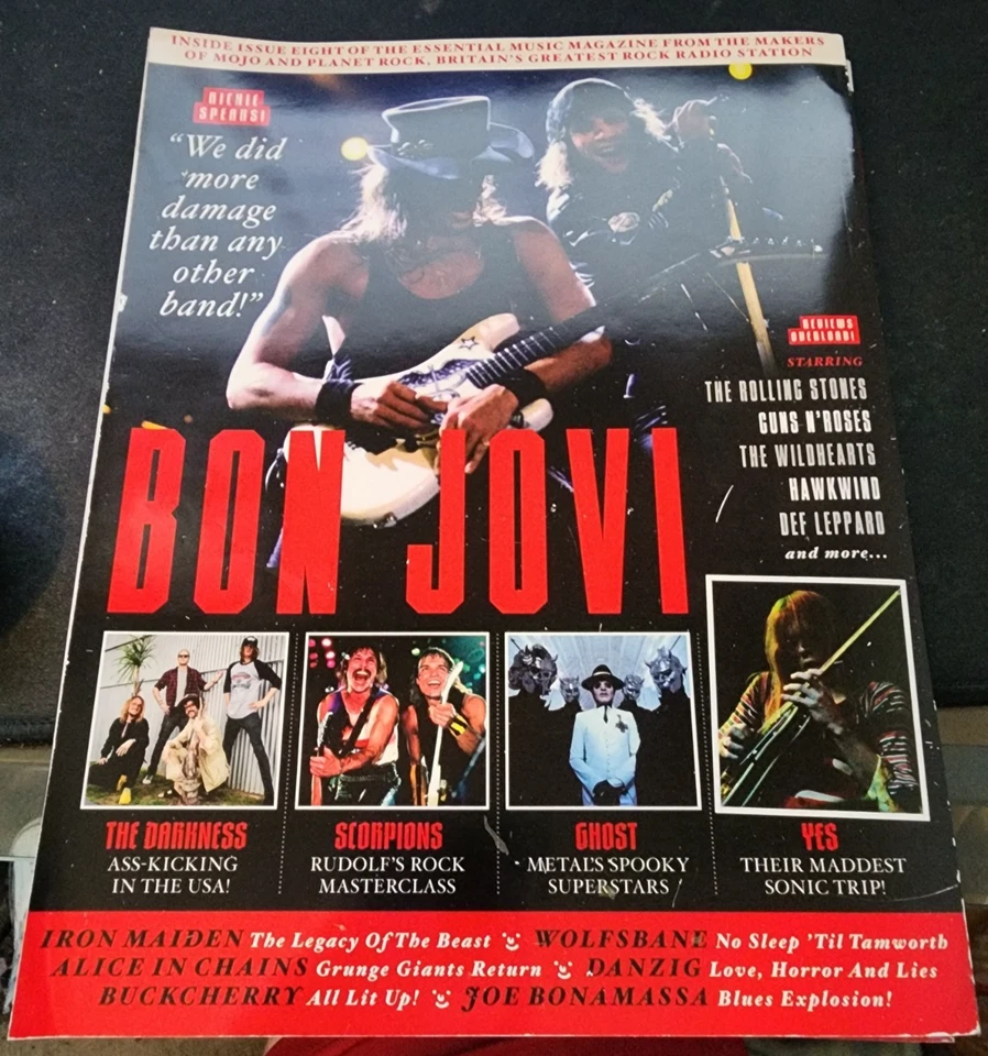 OZZY OSBOURNE Planet Rock Magazine Issue 8 July 8th Guns N' Roses Whitesnake - Image 2 of 2