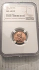 1958-D Lincoln Wheat Cent,  NGC Graded, MS66 RD.      858.
