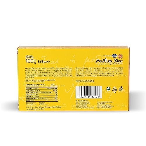 Natural Chios Mastic Gum 100g - Pure Resin, Sugar-Free, Vegan, Gluten-Free