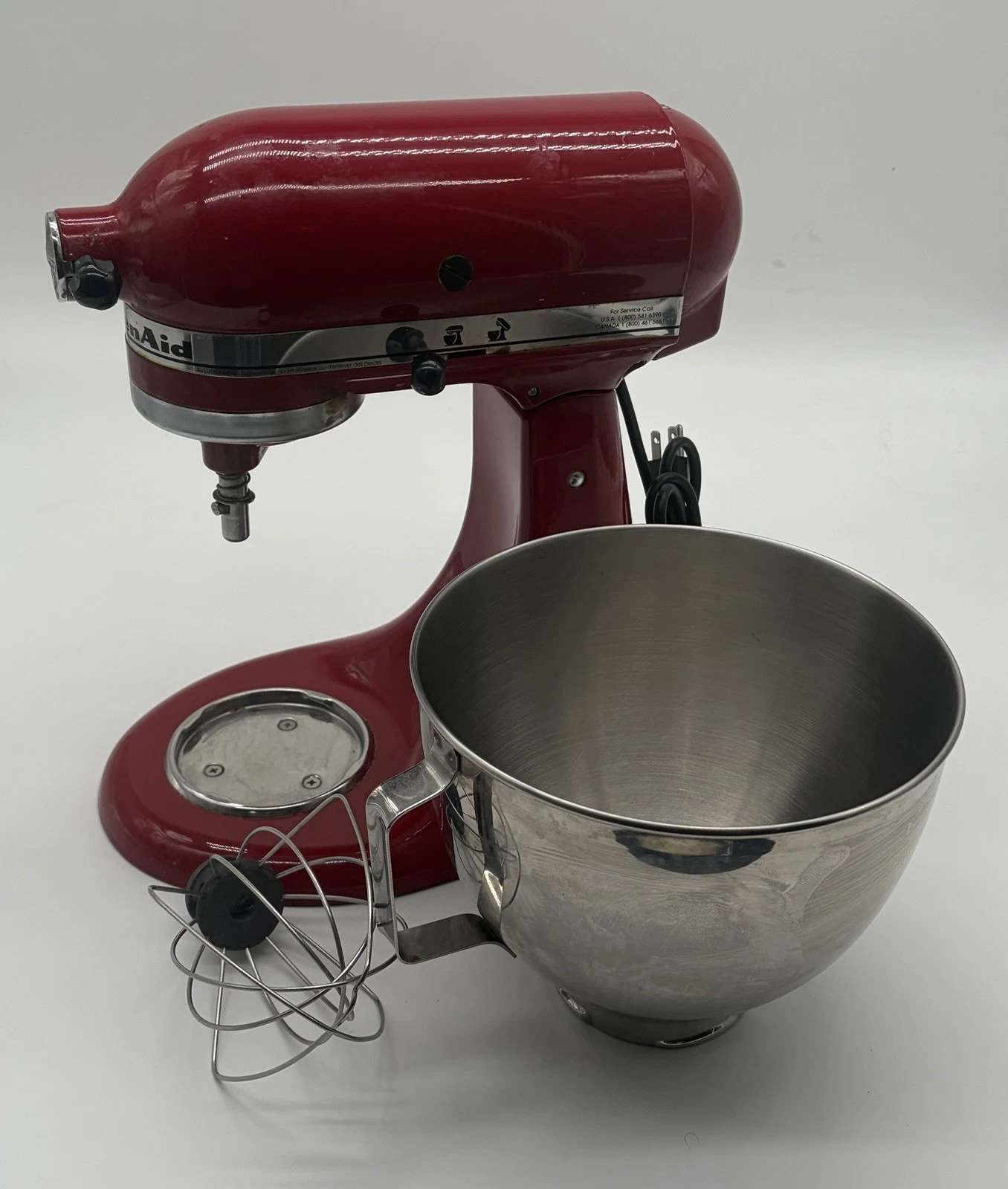 Kitchenaid KSM85 4.5 Quart Tilt Head Stand Mixer Empire Red