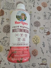 Vegan Liquid Multimineral Sleep Support with Magnesium & Zinc - Cranberry Flavor