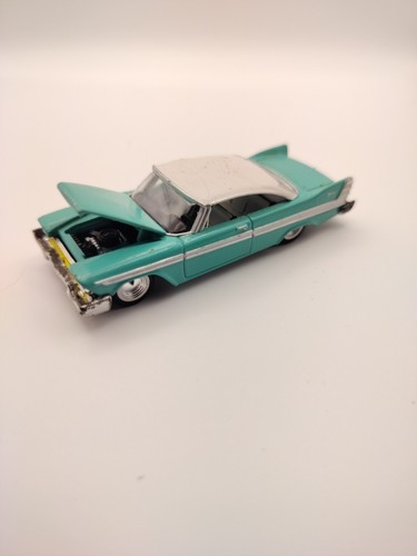 Racing Champions 1957 Plymouth Fury Mint Detailed Collectible Aqua/White LOOSE - Picture 3 of 7