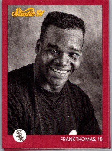Frank Thomas #40 1991 Studio card