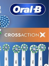 Factory Sealed Oral B Cross Action X replacem...