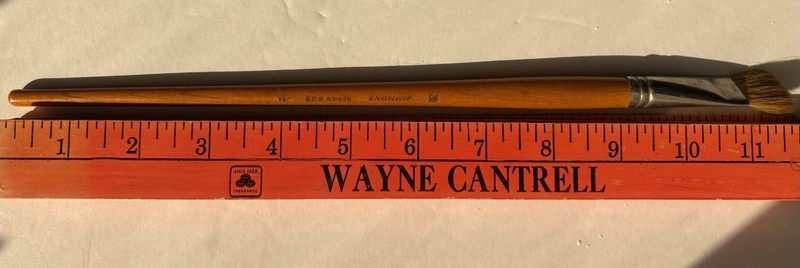 VINTAGE SIMMONS 12 INCH ARTIST BRUSH #20.
