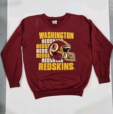 Vintage Washington Redskins Burgundy Sweatshirt Garan Inc Youth/Women's Medium