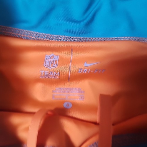 Nike NFL Miami Dolphins Tempo Shorts Logo Performance Aqua Teal Women’s Size S - Picture 4 of 5