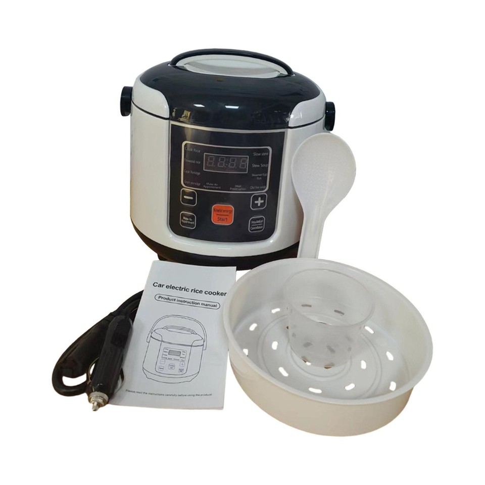 Rice Cooker for Car Keep Warm Soup Pot Car and Truck Trip Mini Multi ...