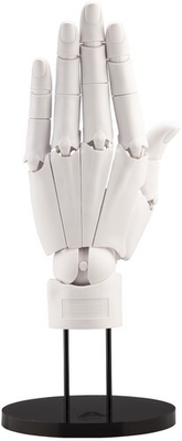 #ad #ad Kotobukiya Artist Support Item Hand Model Left White New Toy Action $87.32