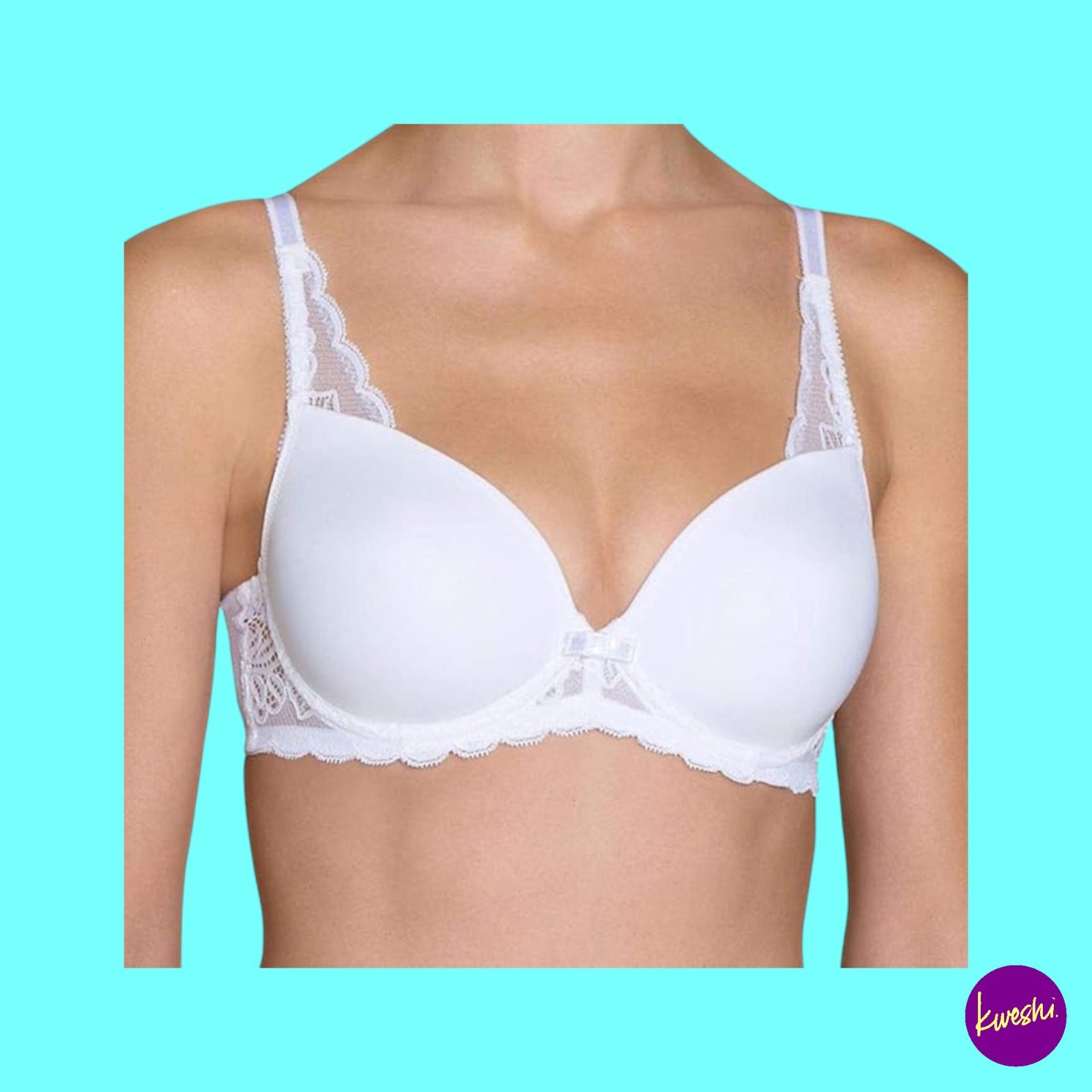 TRIUMPH Women's Amourette Spotlight WHP X Everyday Bra, White, UK 36D | EU 80D