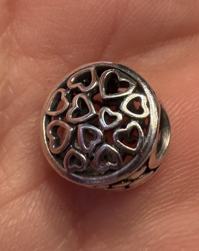 Authentic Pandora Openwork Loving Sentiments Hear… - image 2