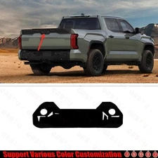 2022-2024  For Toyota Tundra Black Bright Tailgate Door Handle Bowl Decor Cover