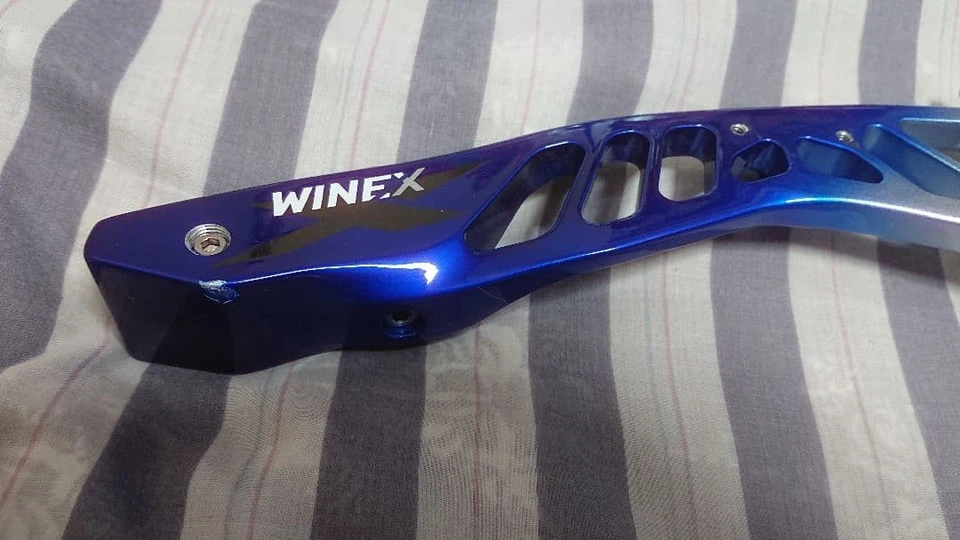 WIN & WIN Right WIAWIS NEW WINEX 25inch Blue Silver Archery Handle Recurve Bow - Image 2 of 4