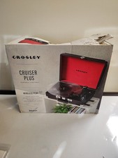 Crosley Portable Black Record Player Model CR8005F-BK New Open Box