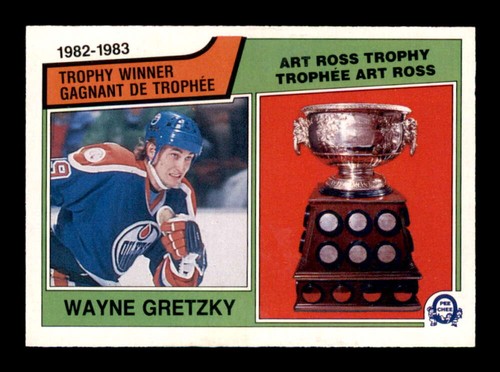 Wayne Gretzky [Ross Trophy] #204 1983 O-Pee-Chee card