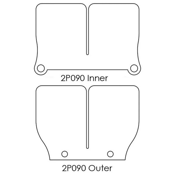 ErsatzplÄTtchen FÜR Membranblock V-FORCE2 FüR Yamaha YZ 125 (CE05) 2000-image