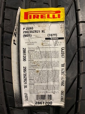 2 New 295 35 21 Pirelli P Zero Summer Tires