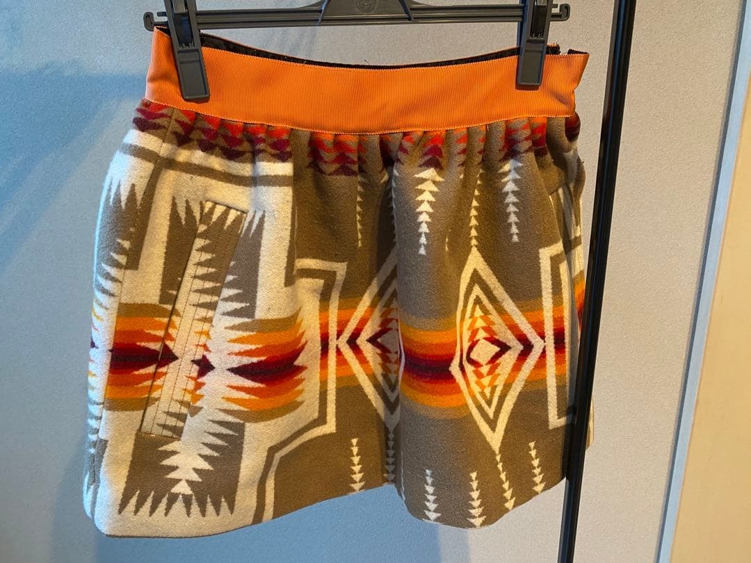 Pendleton Native Pattern Wool Skirt S Size - image 1