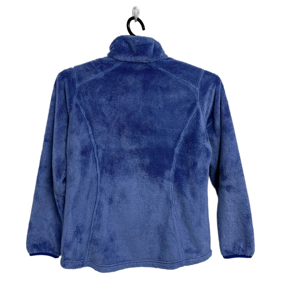 Jaqueta macia The North Face para meninas Osito azul com zíper longa tamanho G/G (14-16) - Imagem 3 de 4