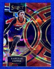 Kahleah Copper 2023-24 Panini Select WNBA RED ICE PRIZM PREMIER #178 MERCURY