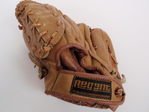Vintage Regent Left Handed Baseball Glove Junior Leaguer 5096-FR Gripper Pocket - 第 3/6 張圖片