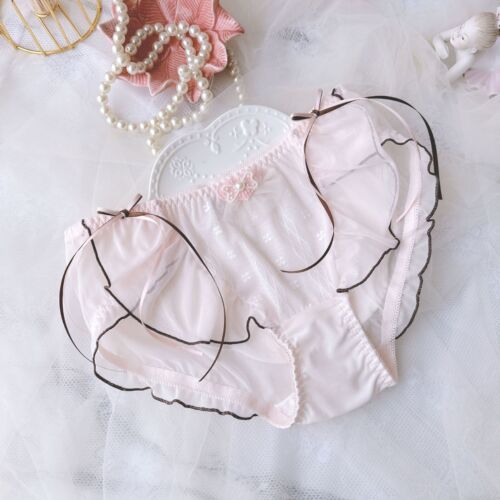 Cute Panties Mesh Lace Princess Triangle Cute College Style Women's Underwear - Picture 3 of 15