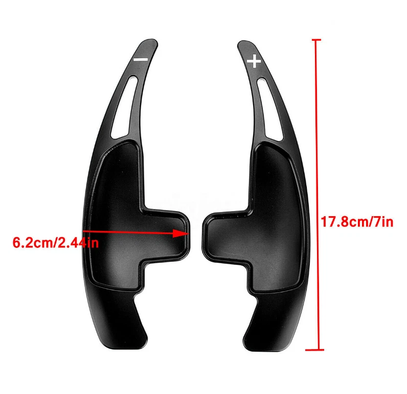 For Mercedes Benz C63 E63 CLS63 SL63 AMG Al alloy Paddle Shifter Extension Black Foto 4 de 4