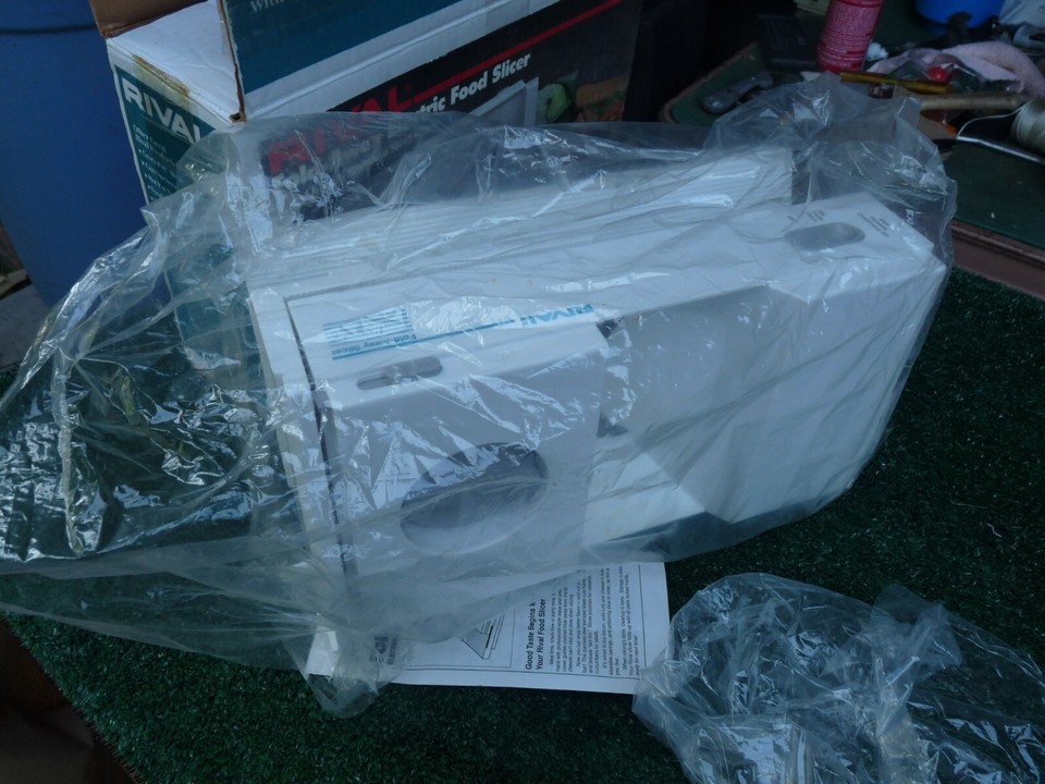 Rival 1044 Electric Fold Away Food Slicer in Box eBay