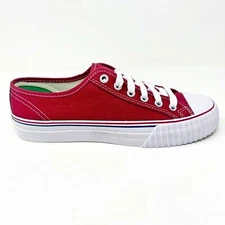 PF Flyers Center Lo Red White Mens Retro Casual Shoes Sneakers MC1002RD