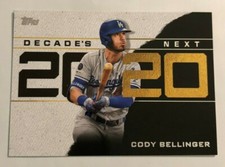 2020 Topps Series 1 Baseball Decades Next CODY BELLINGER Dodgers #DN-19