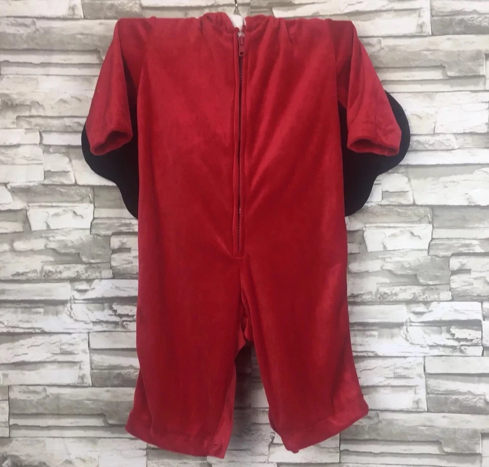 Spirit Halloween Bebé Disfraz Peluche Diablo Mono con Alas Talla 6-12 Meses Foto 3 de 4