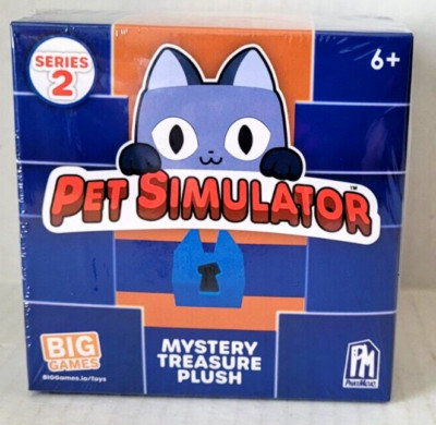 Pet Simulator X Series 2 Mystery Treasure Plush with Epic DLC Code Big Games