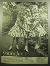 1958 Youngland Spring Dresses Ad - Youngland dresses are for little girls