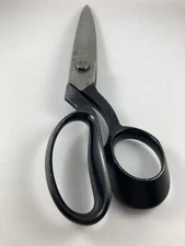 Gingher 12 Inch Blunt Nose Knife Edge Upholstery Shears. Sharp, Good Condition.