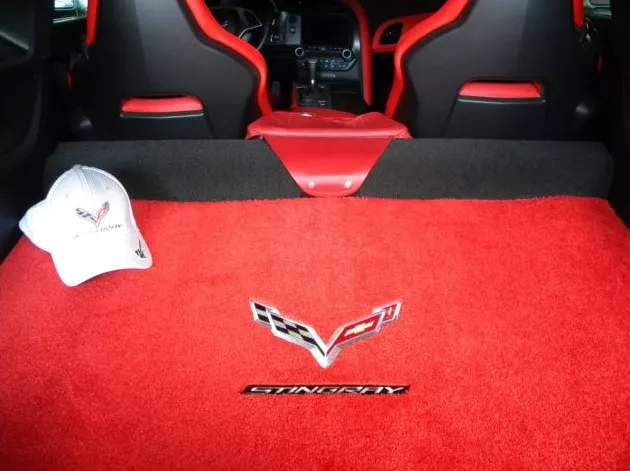 Chevrolet Corvette C7 Stingray 2014-2019 cupé carga rojo adrenalina 32 oz en stock Foto 3 de 4