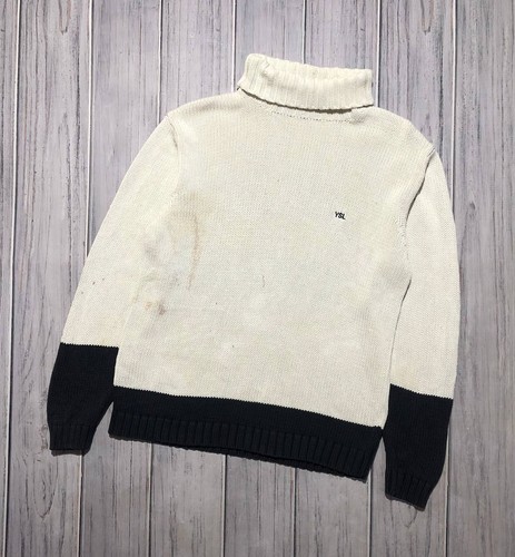 Saint Laurent Knit Sweater 90s YSL Logo 